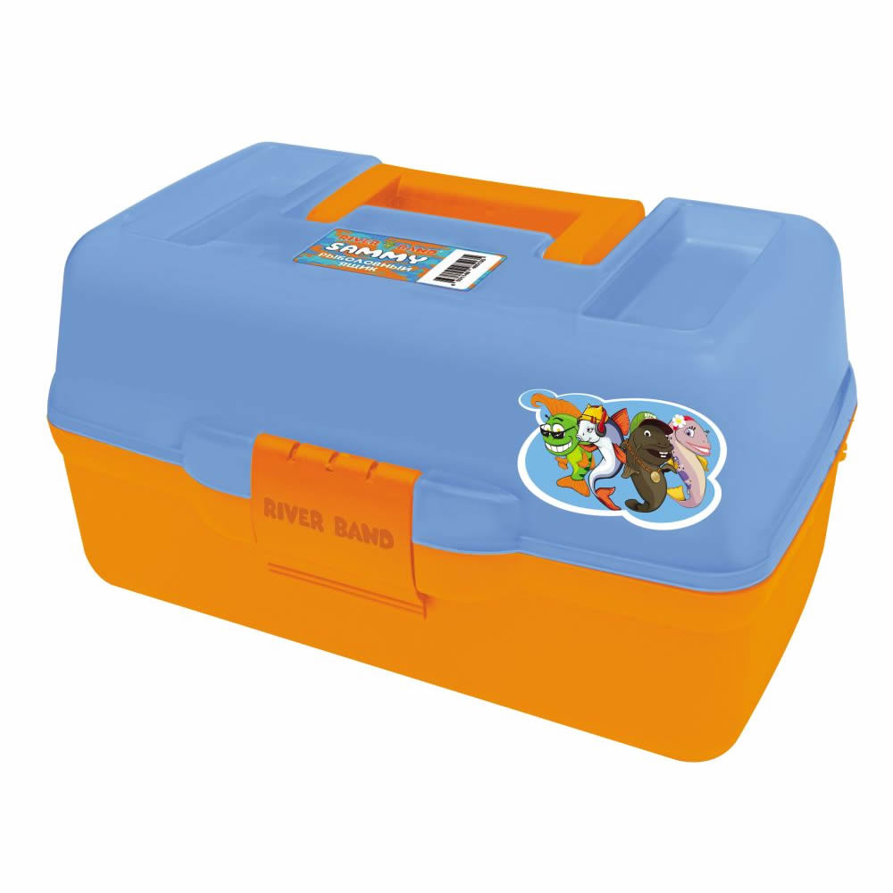 Ящик для приманок River Band Sammy (синий/оранжевый). Фото №2 Ящик для приманок River Band Sammy (синий/оранжевый). Фото №2
