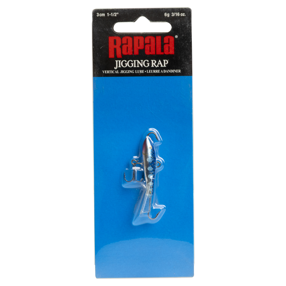 Балансир Rapala Jigging Rap 30мм, 6гр, цвет (MB) с тройником. Фото №1 Балансир Rapala Jigging Rap 30мм, 6гр, цвет (MB) с тройником. Фото №1