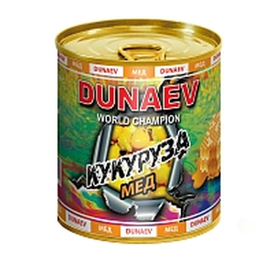 Добавка для прикормки "Dunaev" м/банка 320мл Кукуруза Мед. Фото №2