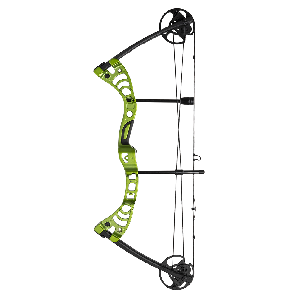 Лук блочный Man Kung - CB50 (зеленый, прицел, пипсайт, полка, релиз, 2 стрелы). Фото №2