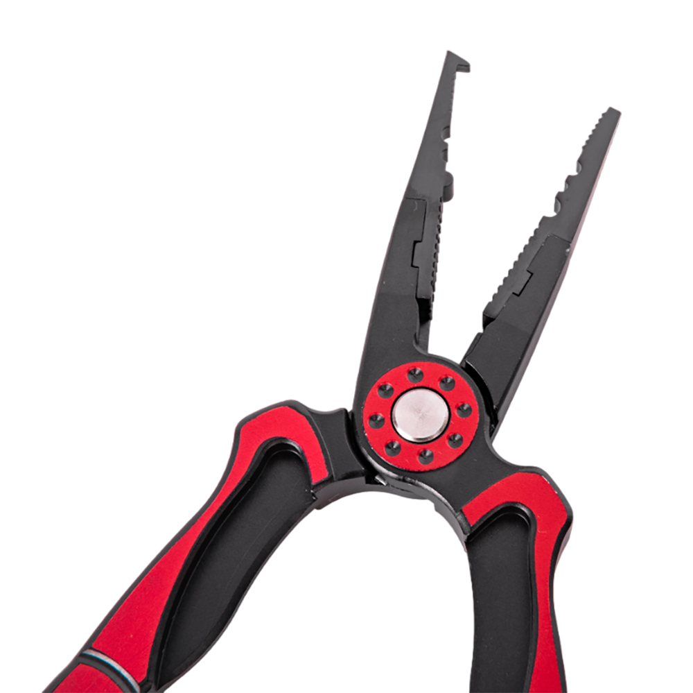 Клещи рыболовные Kranch длина 18,5см, вес 122гр, красный. Фото №2