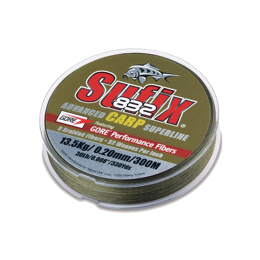 Леска Sufiks 832 Advanced Carp Olive 0,18мм/300м 12,0кг . Фото №1 Леска Sufiks 832 Advanced Carp Olive 0,18мм/300м 12,0кг . Фото №1