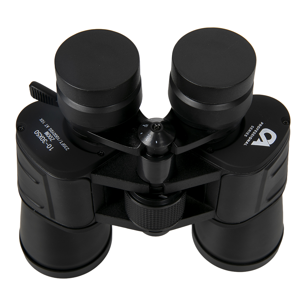 Бинокль OA Professional 10-30x50 BAK-4 чёрный. Фото №9