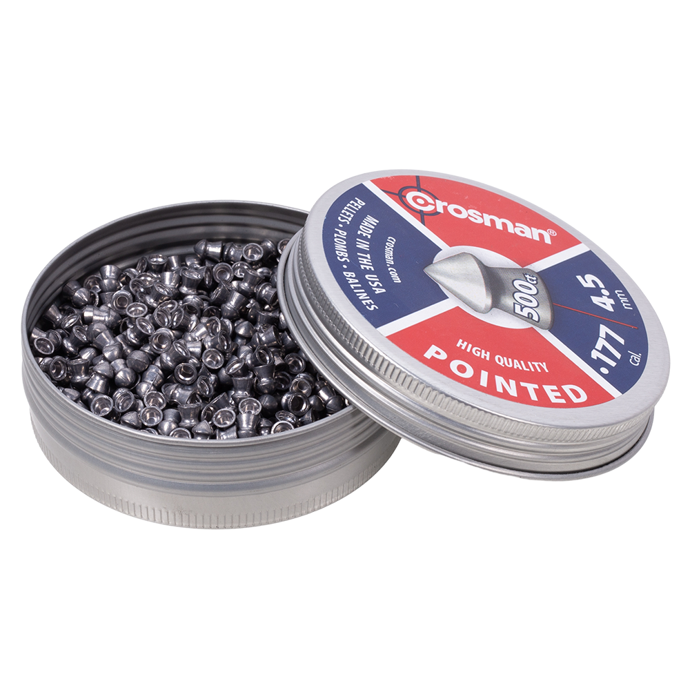 Пуля пневматическая "Crosman Pointed", 4,5 мм., 7,4 гран ( 500 шт.) (12 в упаковке). Фото №2 Пуля пневматическая "Crosman Pointed", 4,5 мм., 7,4 гран ( 500 шт.) (12 в упаковке). Фото №2
