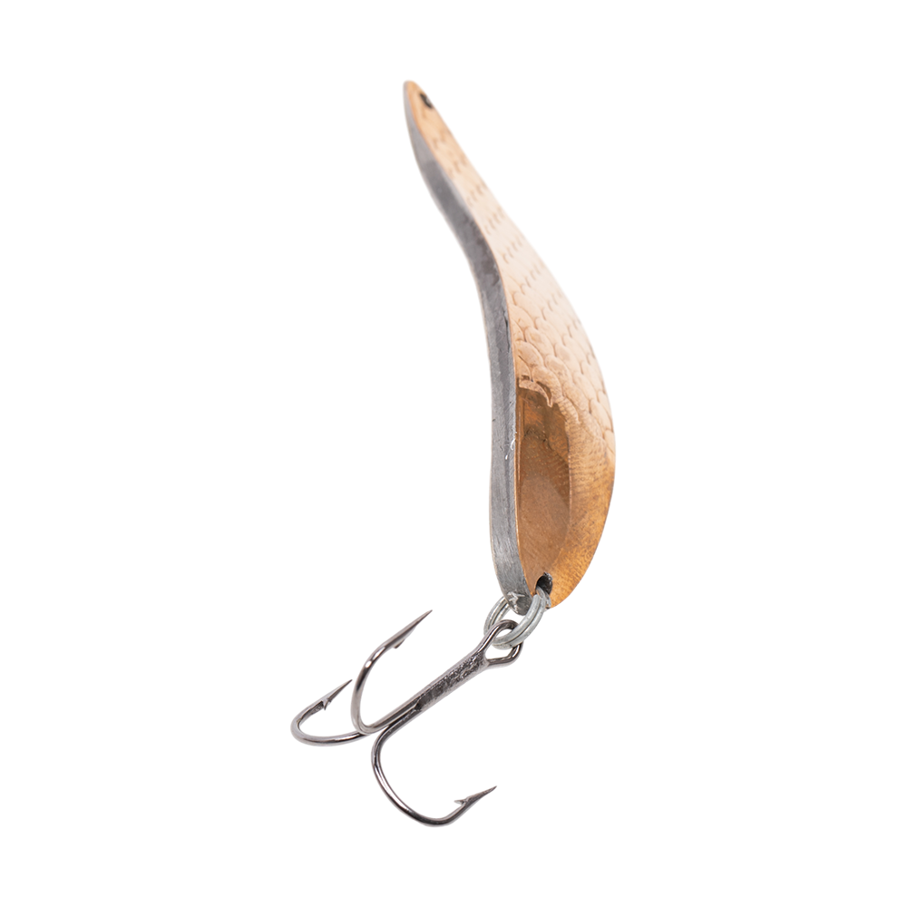 Блесна ЖОР Ятаган 65мм, 22гр, цвет (рандоль/нейзильбер) тройник. Фото №3