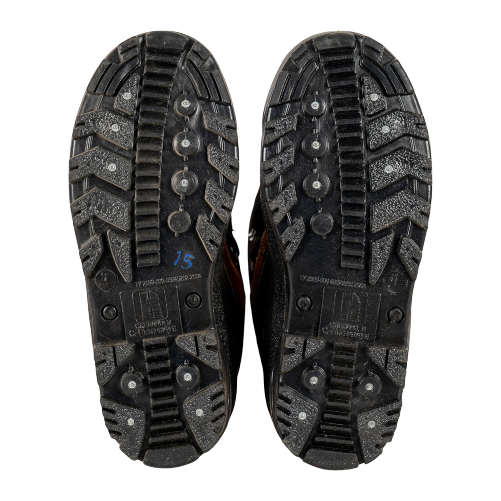 Бахилы охотничьи кожаные, цвет коричневый "Haski" ( термоэластопласт) р.41. Фото №2 Бахилы охотничьи кожаные, цвет коричневый "Haski" ( термоэластопласт) р.41. Фото №2