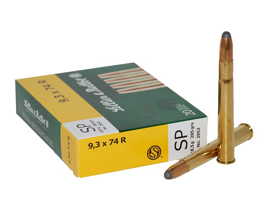 Патрон нарезной SELLER&BELLOT калибр 9.3x74 R SP 18,5 гр. (в пачке 20 шт.). Фото №3