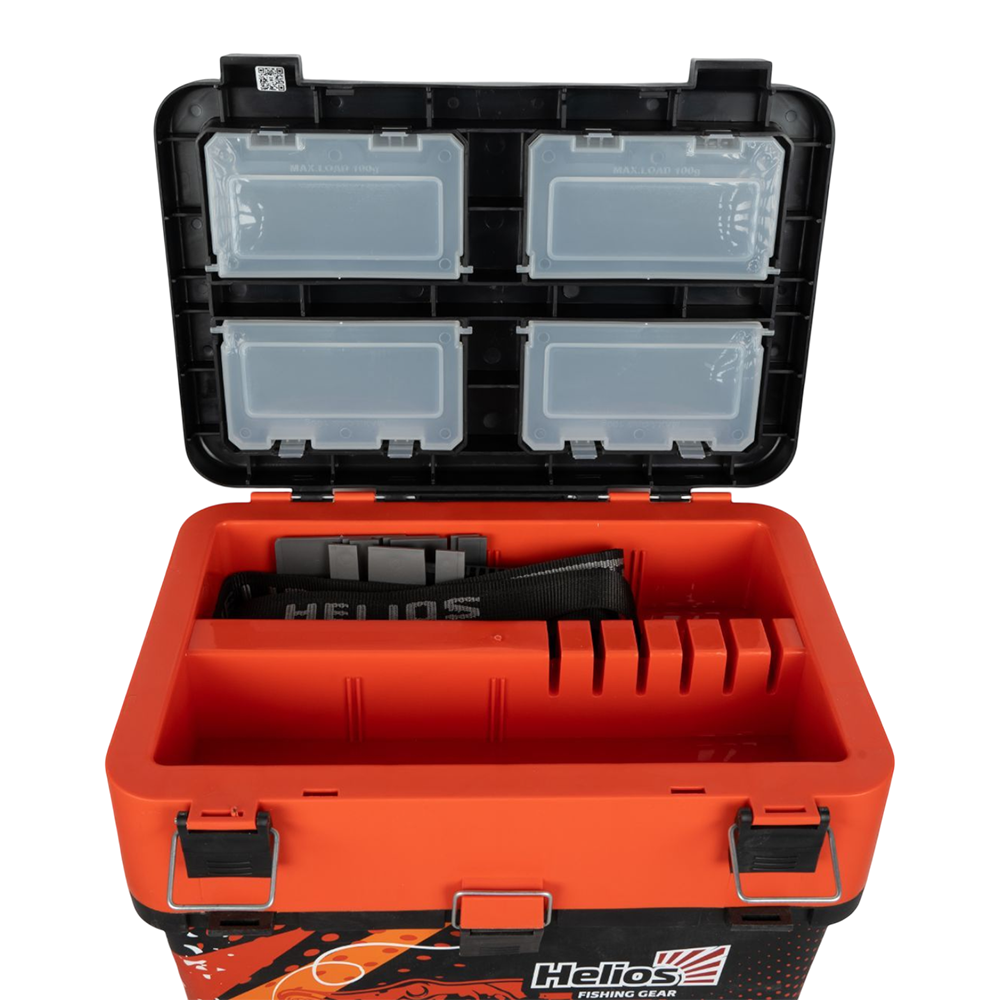 Ящик рыболовный зимний Pike, оранжевый (HS-IML-19-O) Helios. Фото №5 Ящик рыболовный зимний Pike, оранжевый (HS-IML-19-O) Helios. Фото №5