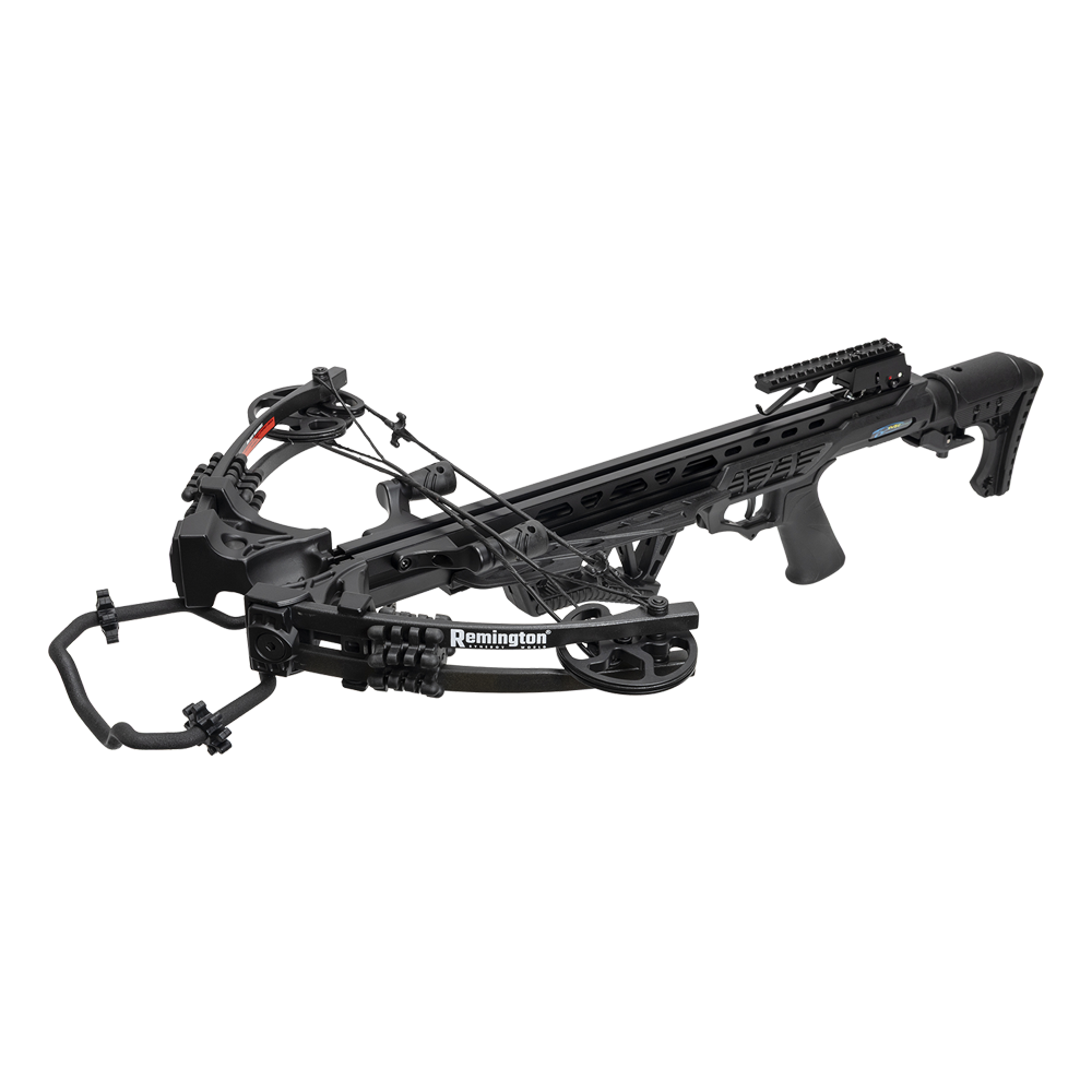 Арбалет блочный Man Kung XB58, черный, 4 стрелы, воск, прицел 4х32, ремень, кивер, натяжитель. Фото №12