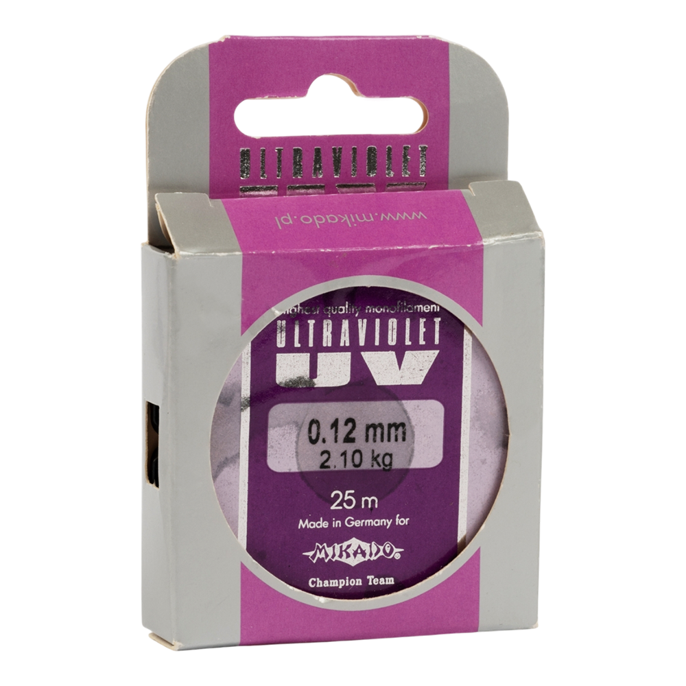 Леска "Mikado" ULTRAVIOLET 0.12 (25м). Фото №1