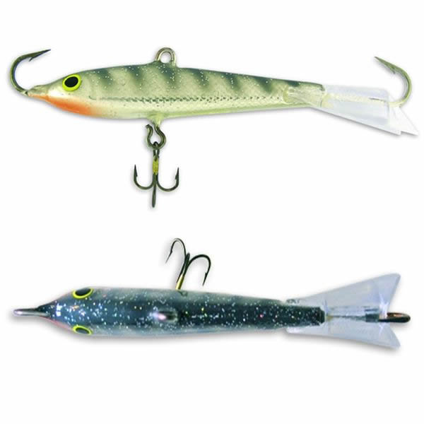 Балансир Kuusamo Tasapaino 50мм, 7гр, цвет (RB/GRe-S) с тройником. Фото №2 Балансир Kuusamo Tasapaino 50мм, 7гр, цвет (RB/GRe-S) с тройником. Фото №2