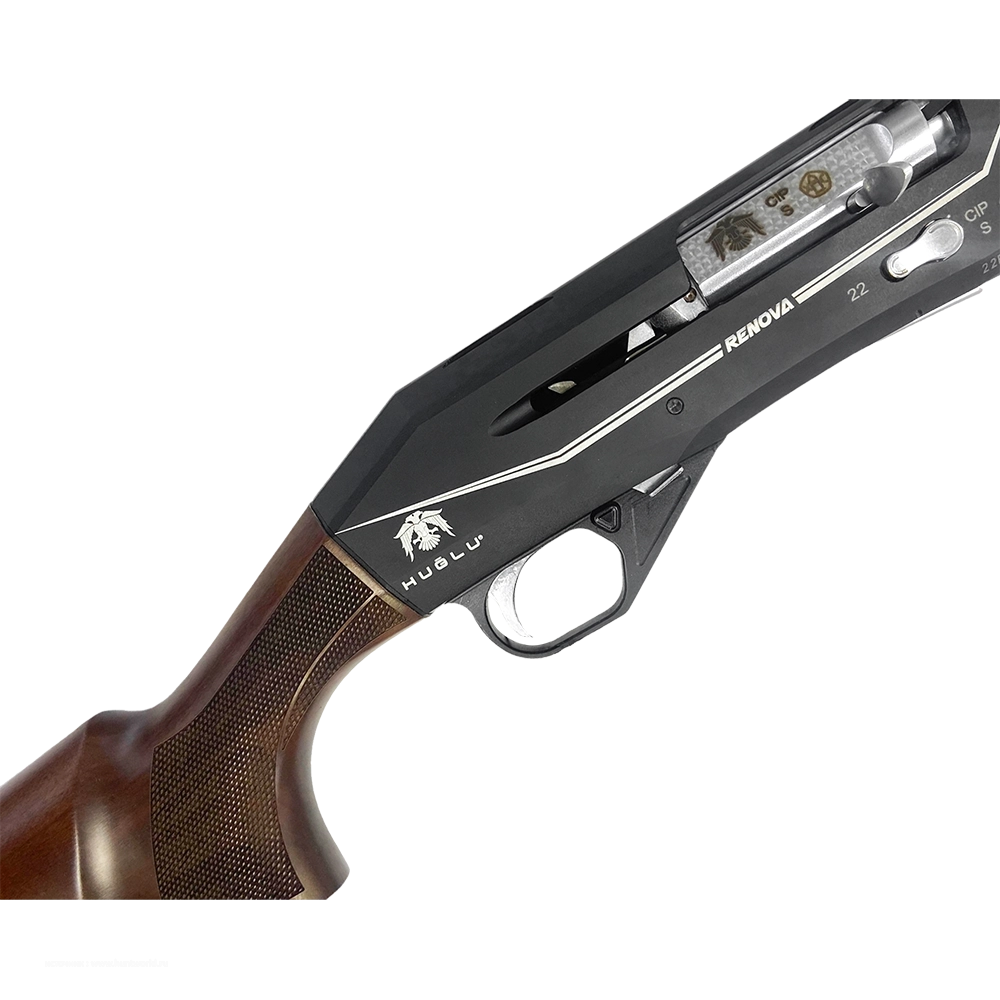 Ружье Huglu Renova WOOD Black 12x76 L=760. Фото №3