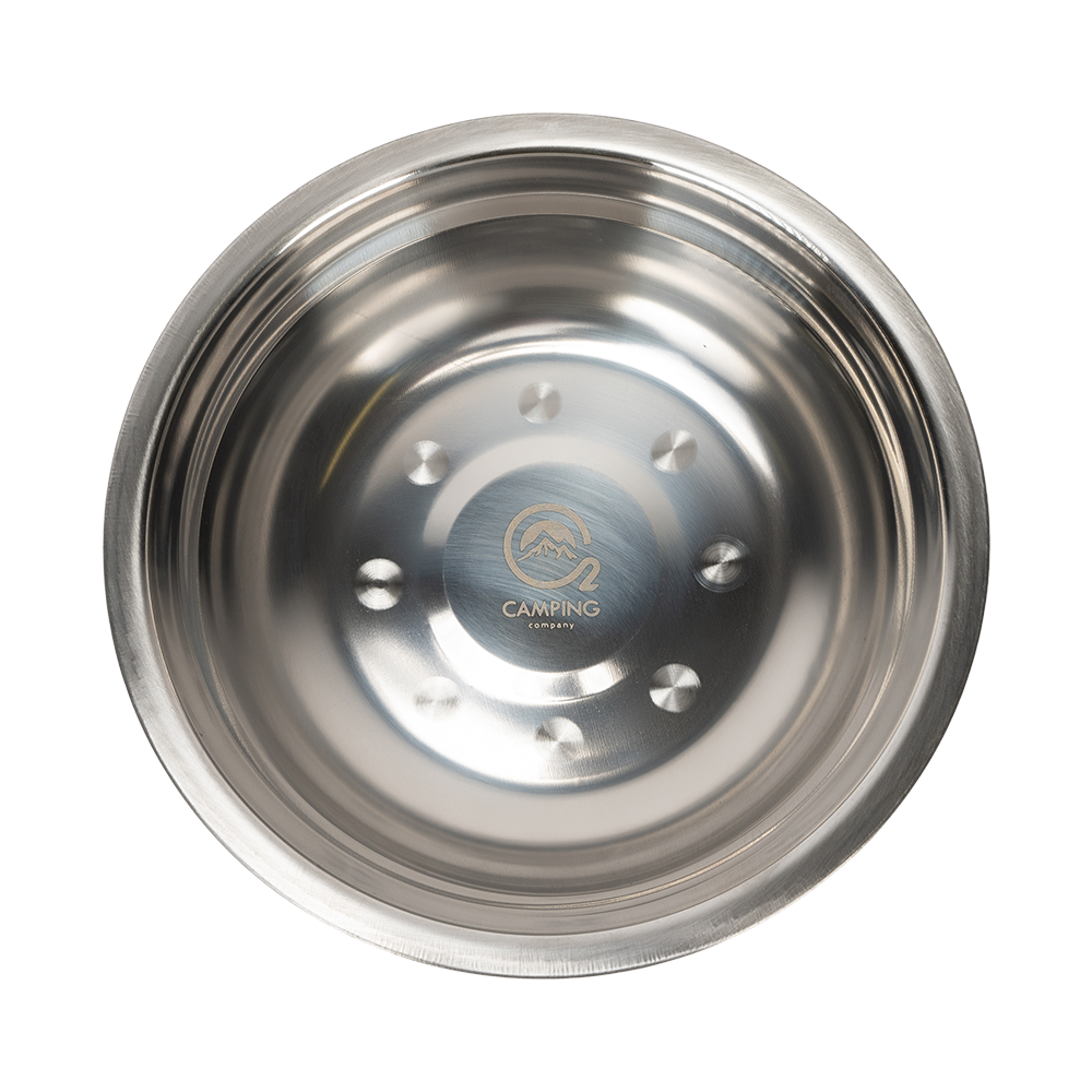 Миска O2 camping company туристическая, металлическая 20 см. Фото №1