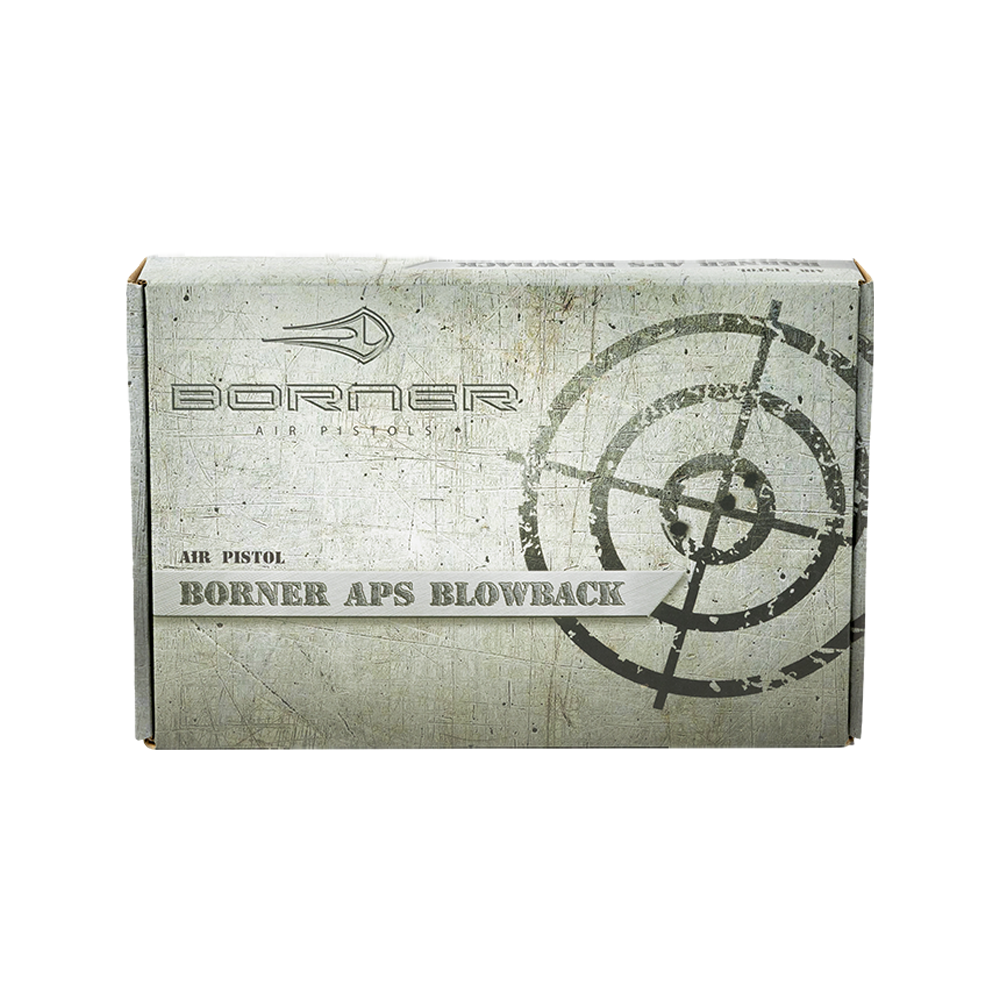 Пистолет пневматический BORNER APS Blowback Black, калибр 4,5 мм/BBs . Фото №2 Пистолет пневматический BORNER APS Blowback Black, калибр 4,5 мм/BBs . Фото №2