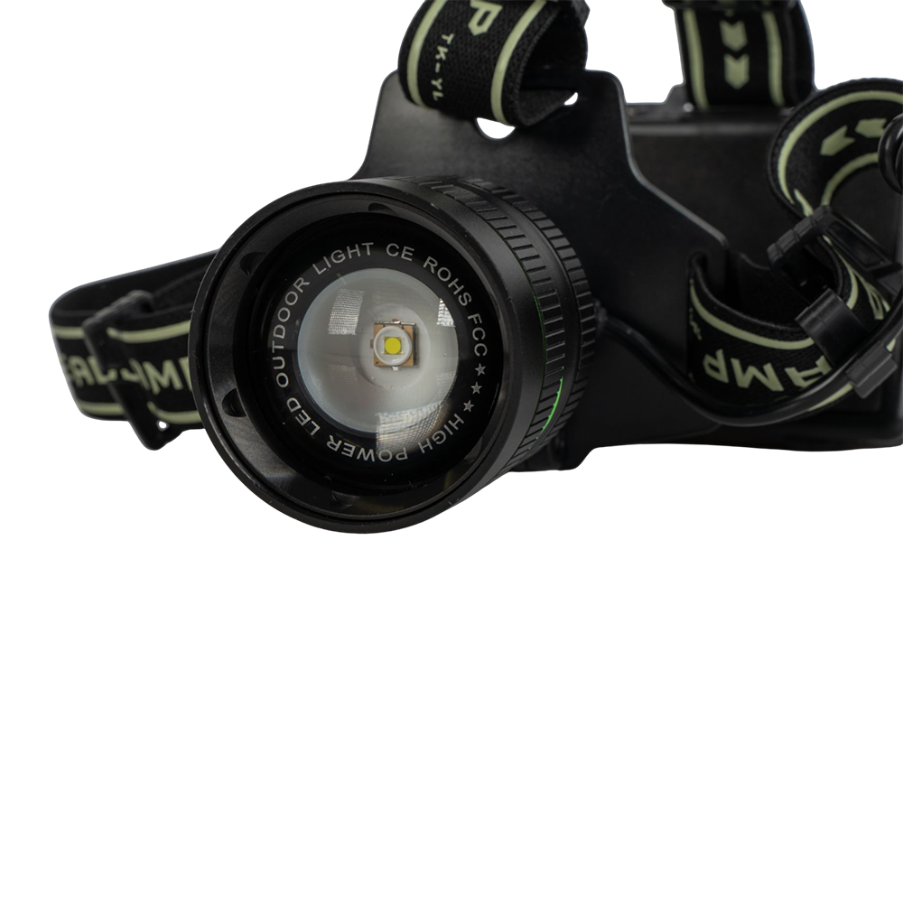 Фонарь налобный (аккумулятор 18650-3шт,+COB диод, цифровой индикатор заряда, регулировка яркости, датчик движения, power bank). Фото №3