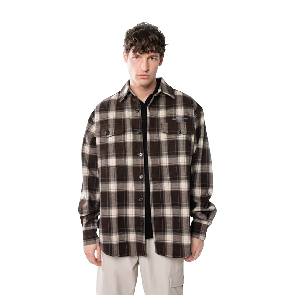 Рубашка мужская Remington Cell Burgundy р. 2XL/4XL. Фото №1