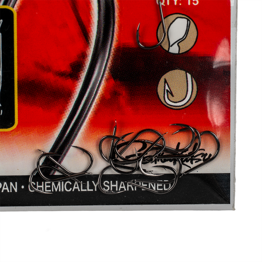 Крючок Gamakatsu Power Carp NSB Black №14. Фото №2