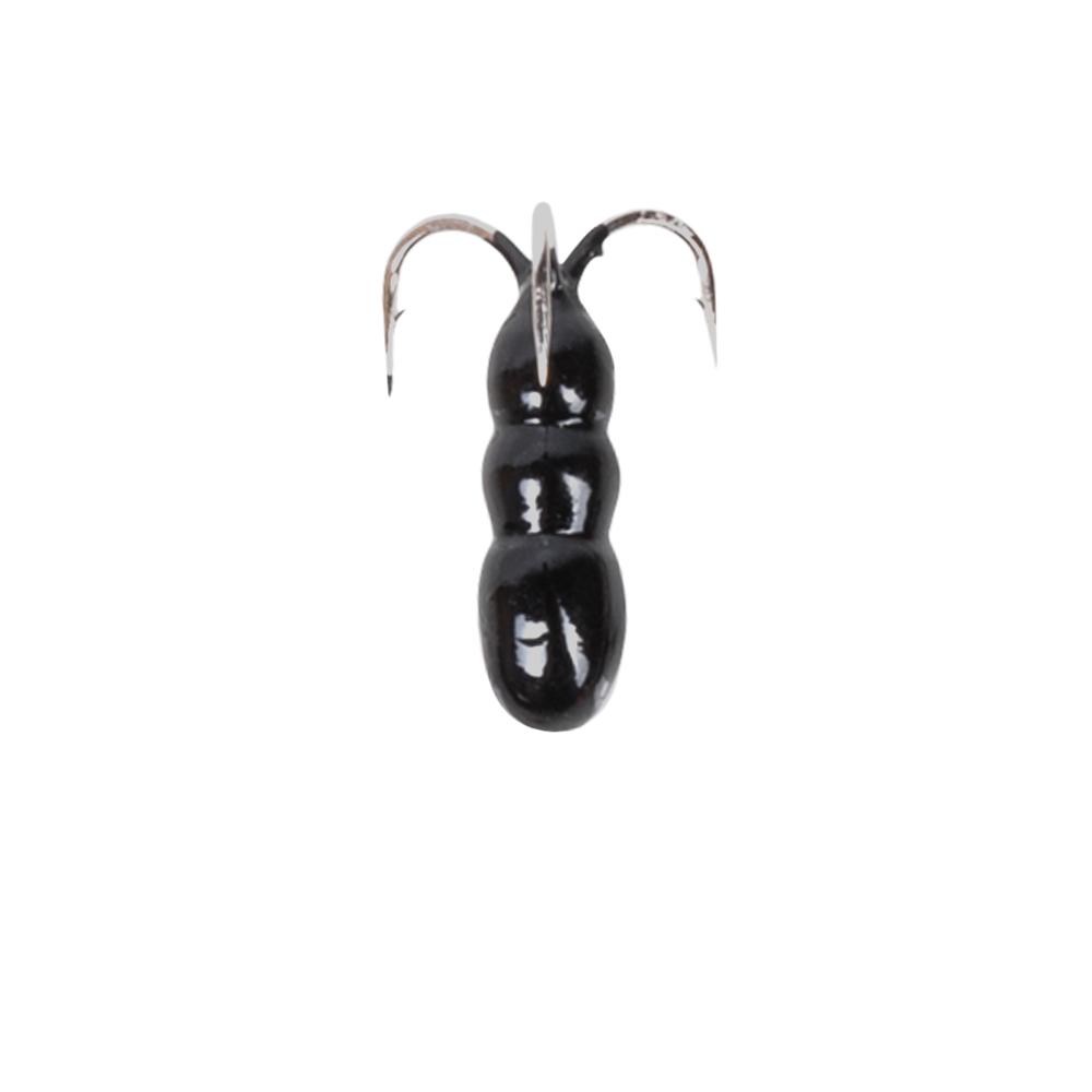 Мормышка свинцовая Trye Weight черная "Чертик-муравей" 1,2гр (10 шт). Фото №1