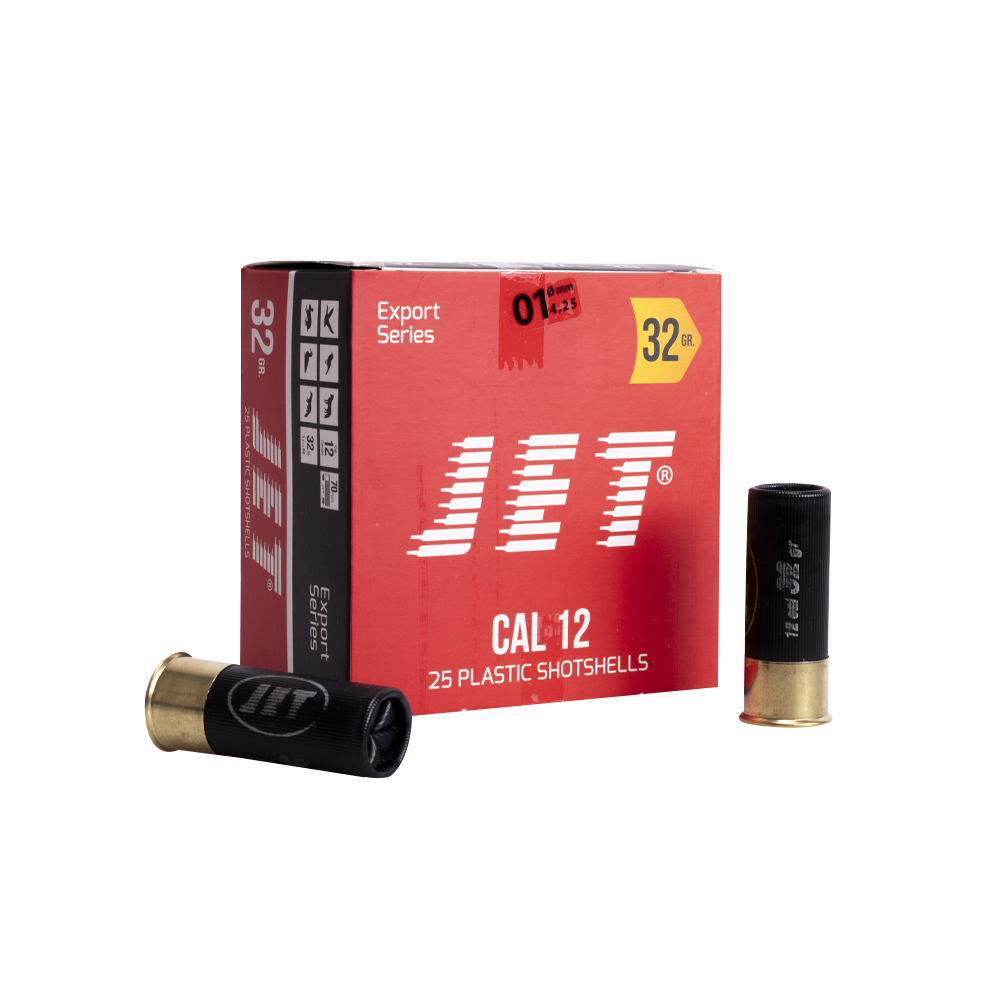 Патрон JET 12/70 № 01(0) 32гр (в пачке 25шт/короб.250шт). Фото №1