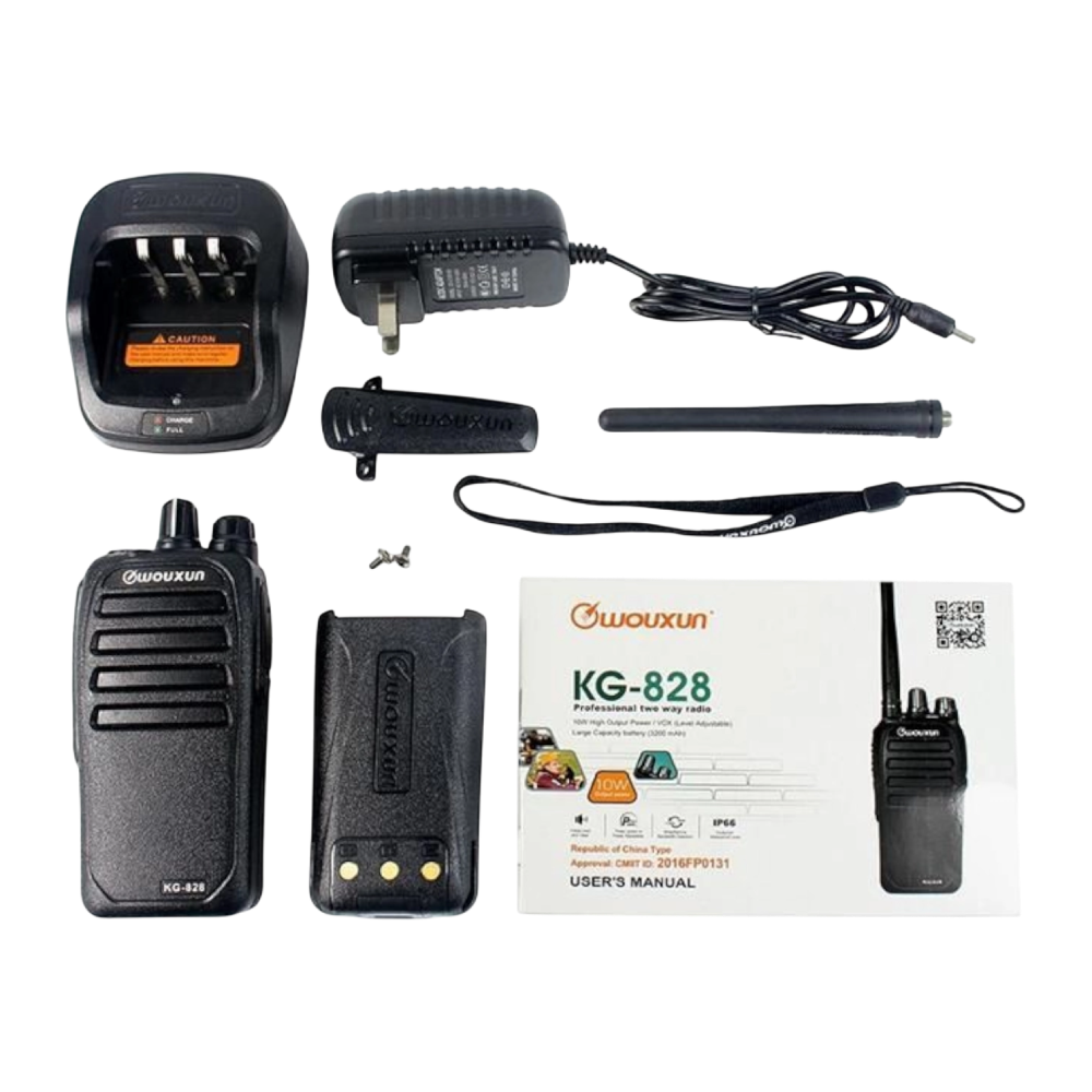 Радиостанция Wouxun KG-828V 10 Вт (136-174 МГц) портативная. Фото №2