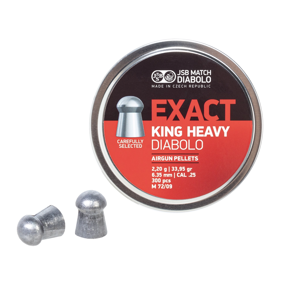 Пуля пневматическая "JSB Diabolo Exact", калибр 6,35мм, 2,2гр.,33,95gr (300 шт) . Фото №2