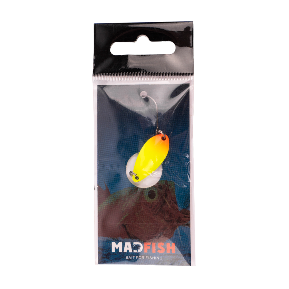 Блесна колеблющаяся MADFISH Juna 3,6г, цвет GS051031. Фото №1