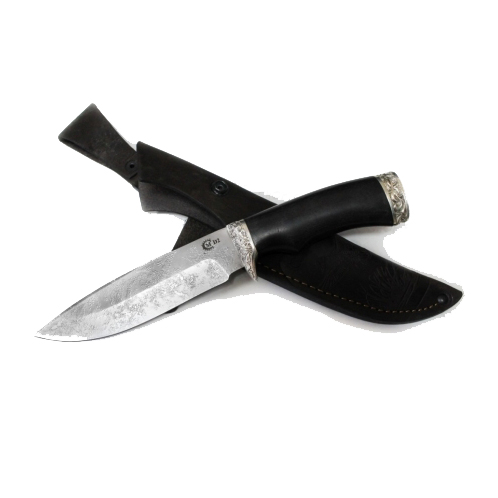 Нож Разделочный, ст.D2, литье, черное дерево. Фото №1