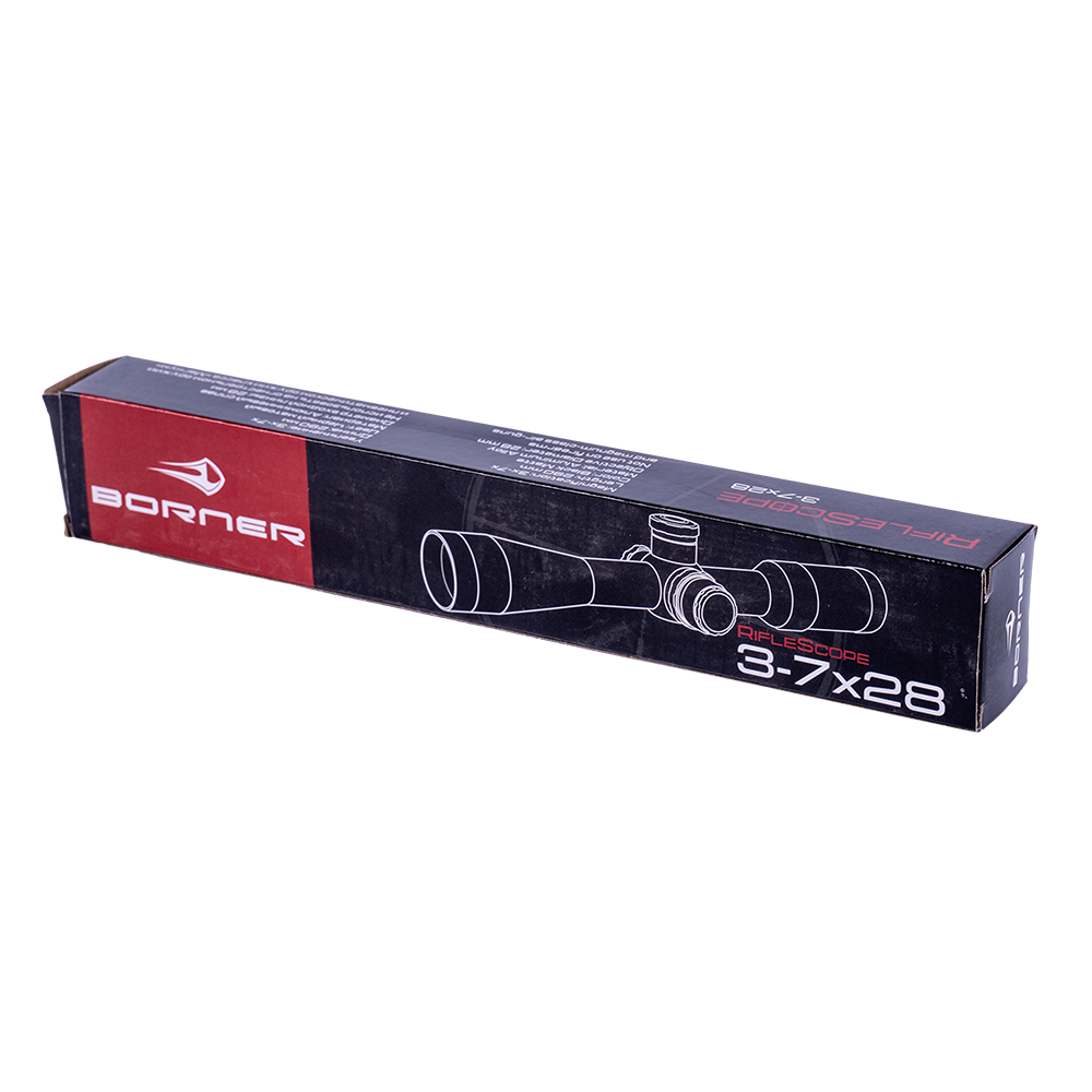 Прицел оптический Borner 3-7х28. Фото №1 Прицел оптический Borner 3-7х28. Фото №1