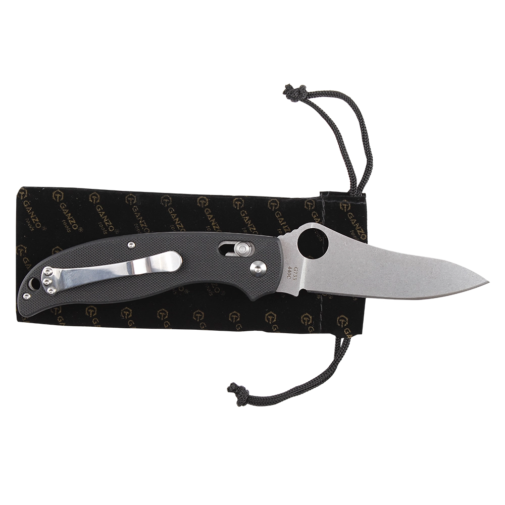 Нож складной туристический GANZO G733-BK. Фото №7