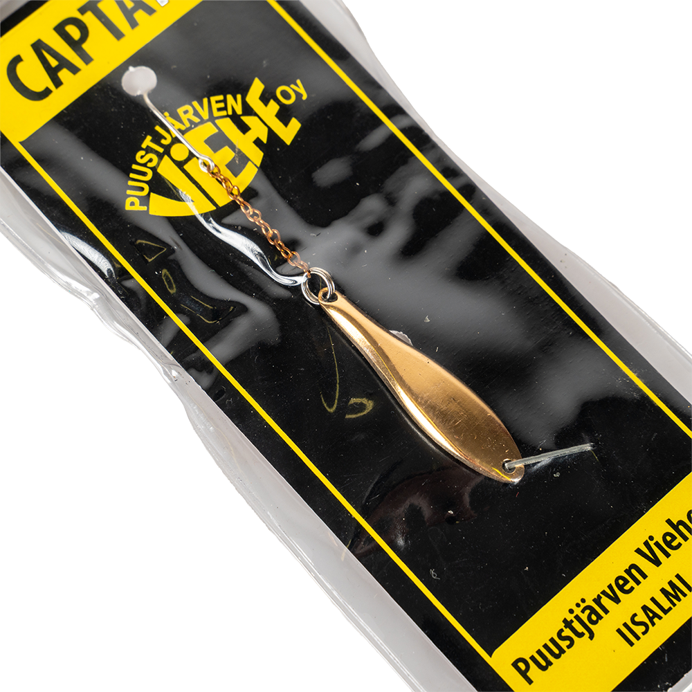 Блесна Puustjarven Captain 38мм, 5гр, цвет (Hop/Tom) цепочка-крючок. Фото №3