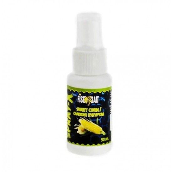 Ароматизатор FishBait 50 мл. SPRAY-X Кукуруза. Фото №1 Ароматизатор FishBait 50 мл. SPRAY-X Кукуруза. Фото №1