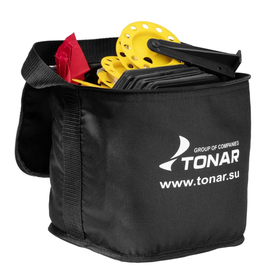 Набор жерлиц на подставке оснащенная ЖЗО-04 (d-185мм.катушка d-63мм) (10шт) ТОНАР. Фото №2 Набор жерлиц на подставке оснащенная ЖЗО-04 (d-185мм.катушка d-63мм) (10шт) ТОНАР. Фото №2