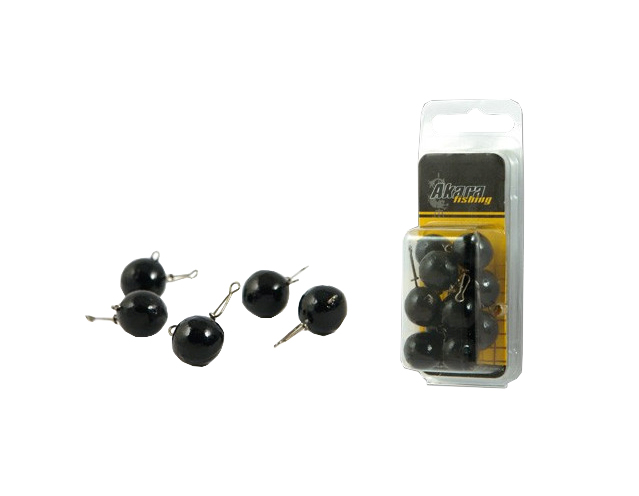 Груз Akara Чебурашка round black 30 гр. с застежкой. Фото №2