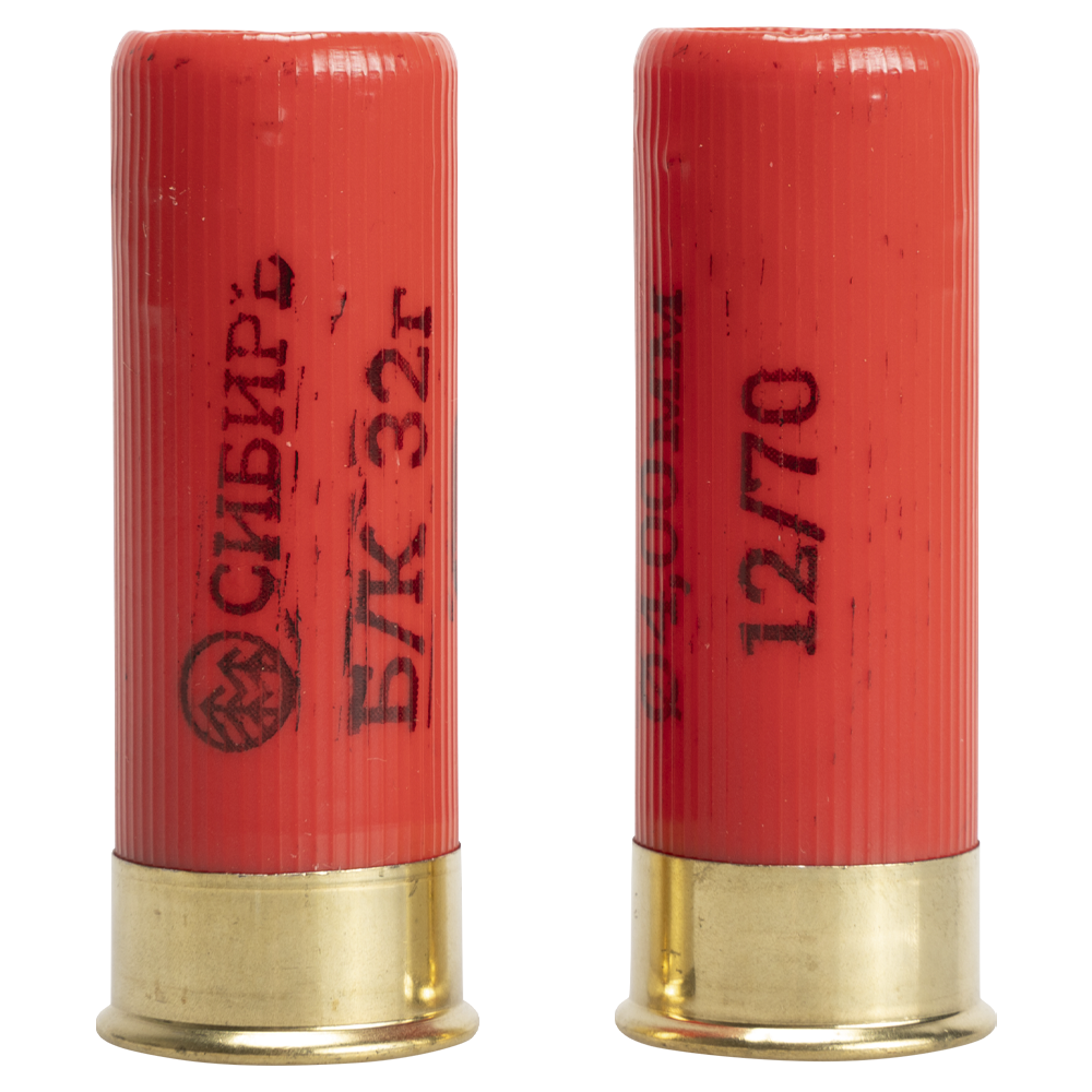 Патрон СИБИРЬ PREMIUM 12/70 охотничий дробовой 32г №1 (бесконтейнерный) (CX-2000) (пачка 25 шт) (в коробке 250шт). Фото №3