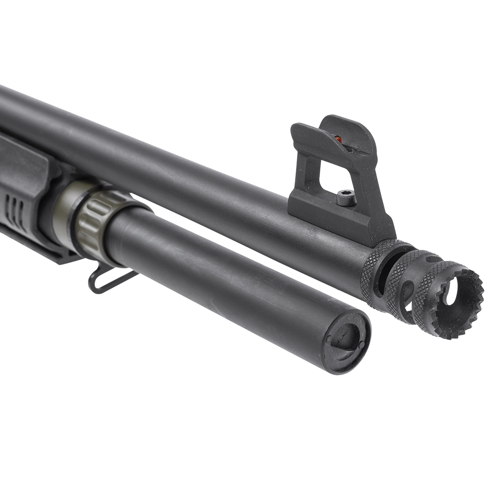 Ружье HUGLU ATROX TACTIC I KHAKI 12x76 PUMP SYNTHETIC, пистолетная рукоять, WEAVER, мушка, целик, ДТ, L510. Фото №5