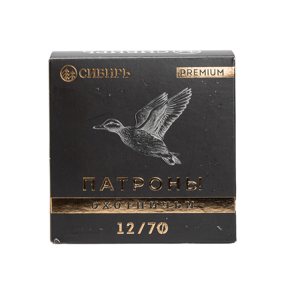 Патрон СИБИРЬ PREMIUM 12/70 охотничий дробовой 34г №0 (бесконтейнерный) (пачка 25 шт) (в коробке 250шт). Фото №5