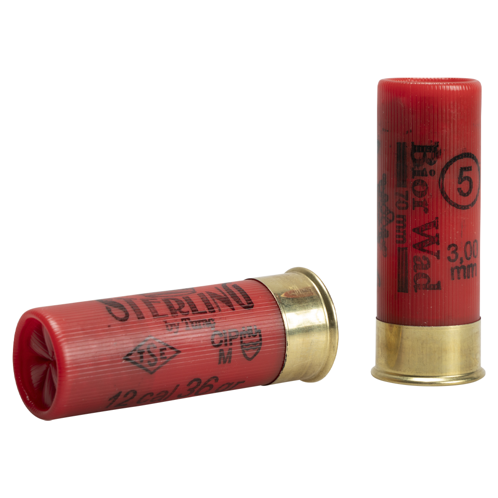 Патрон STERLING 12/70 Bior № 5 36 гр. (пачка 25 шт.). Фото №2 Патрон STERLING 12/70 Bior № 5 36 гр. (пачка 25 шт.). Фото №2