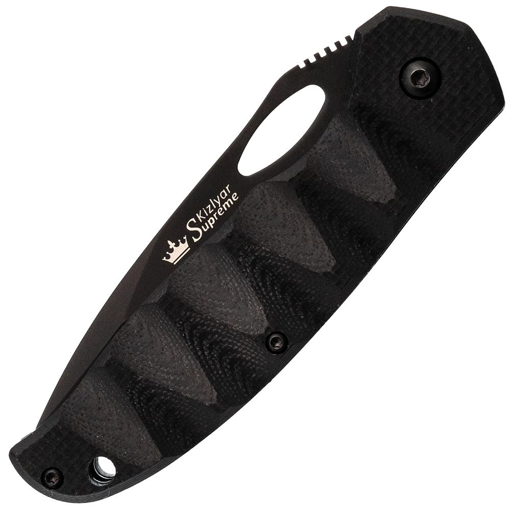 Нож складной Hero 440C BT (Черный, G10). Фото №2