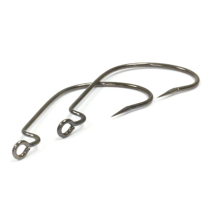 Крючок Gurza SHANK G-LOCK LE #4/0 BN 4 шт/уп. (офсет, широкое ухо). Фото №2