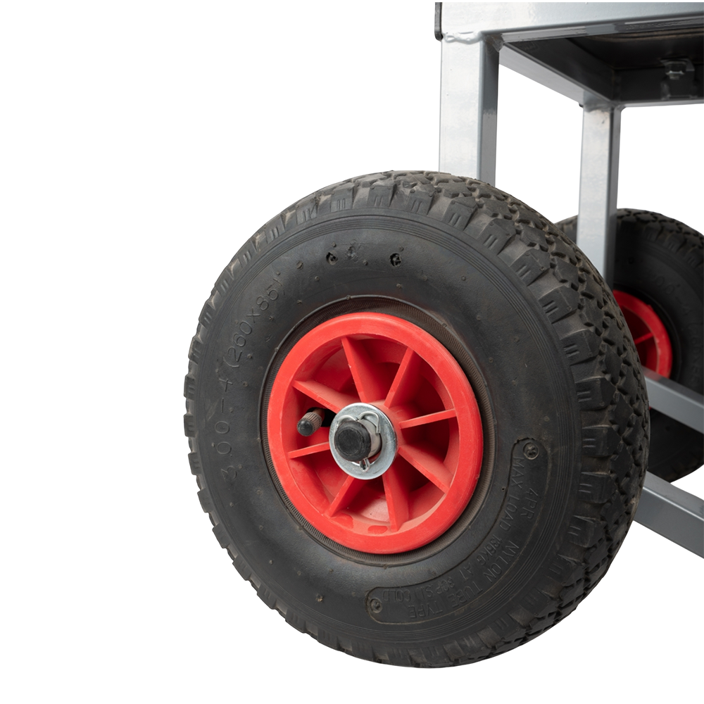 Тележка под лодочный мотор низкая складная , грузоподъемность до 60кг(Патриот). Фото №5