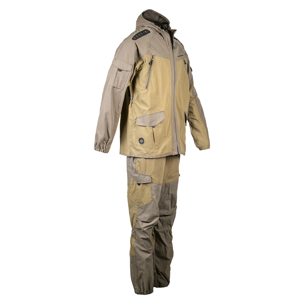 Костюм летний Huntsman Горка-Люкс ткань Ravena Peach Wash цвет Хаки р. 56-58/182-188. Фото №2