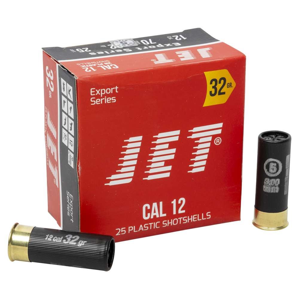 Патрон JET 12/70 № 5 32гр (в пачке 25шт/короб.250шт). Фото №1 Патрон JET 12/70 № 5 32гр (в пачке 25шт/короб.250шт). Фото №1