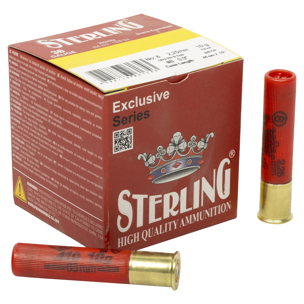 Патрон STERLING калибр 410, 10г №8 (пачка 25 шт.). Фото №1