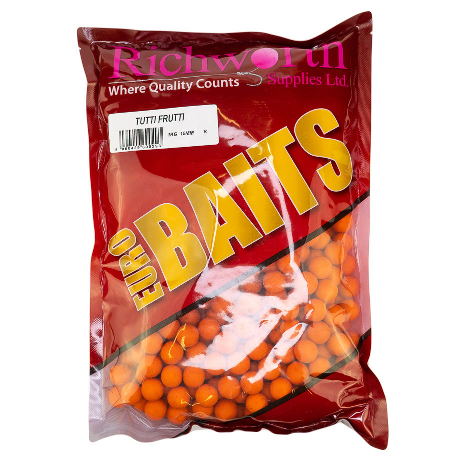 Бойлы Euroboilies 14mm 1kg Tutti Frutti. Фото №1 Бойлы Euroboilies 14mm 1kg Tutti Frutti. Фото №1