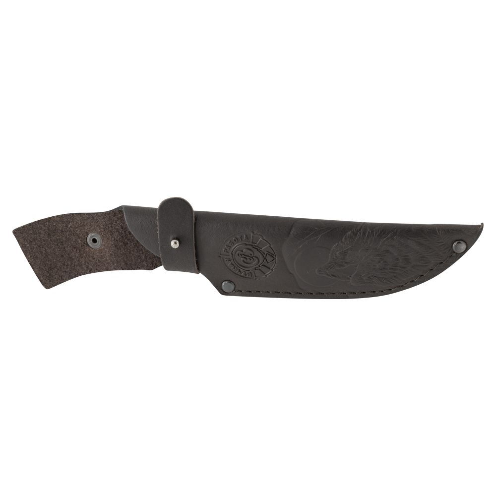 Нож "Секач малый", клинок 95х18, рукоять стаб. кар. береза. Фото №3