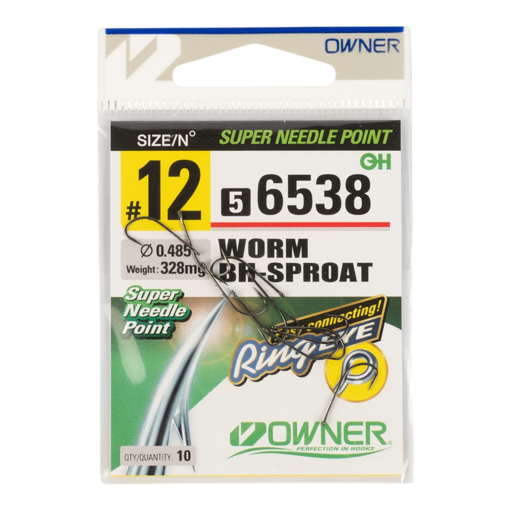 Крючок OWNER №56538   №12 (10шт.). Фото №1