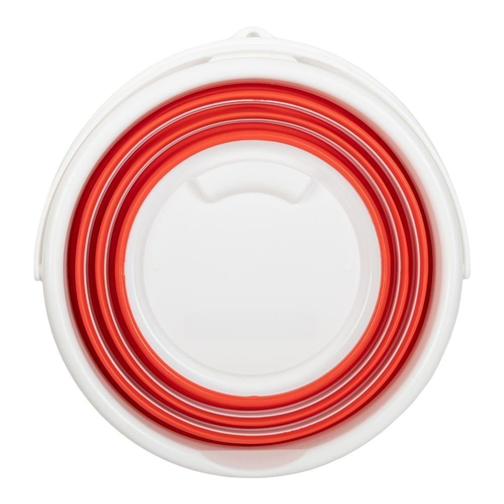 Ведро Tramp складное силиконовое (оранжевый , 10л). Фото №3 Ведро Tramp складное силиконовое (оранжевый , 10л). Фото №3