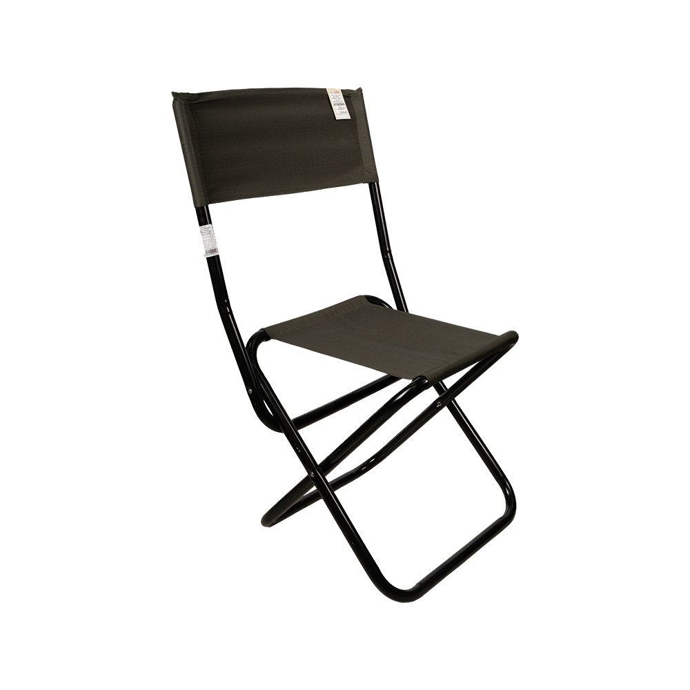 Стул туристический "СЛЕДОПЫТ" складной со спинкой, большой 420х490х940 мм,труба сталь25х1 мм(рипстоп т.хаки)/5. Фото №1