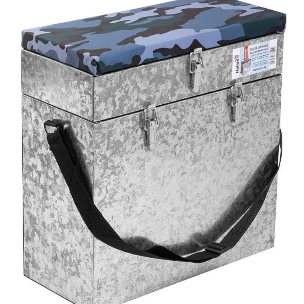 Ящик зимний оцинкованный двухсекционный 28 л Helios. Фото №2 Ящик зимний оцинкованный двухсекционный 28 л Helios. Фото №2