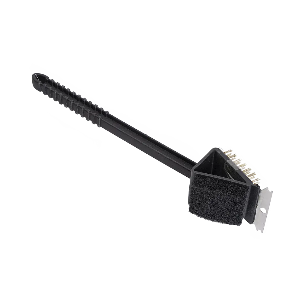 Щетка ROYALGRILL на длинной ручке для чистки гриля со скребком. Фото №1 Щетка ROYALGRILL на длинной ручке для чистки гриля со скребком. Фото №1